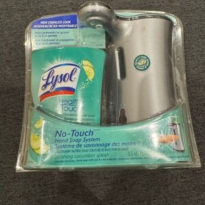 Lysol No Touch Healthy Touch Automatic Hand Soap Dispenser System *Cucumber*